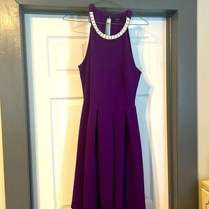 Royal Purple Soprano Halter Neck dress